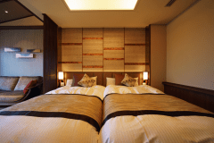 【禁煙】ビューバス和室ツイン「あかがね」【町側】