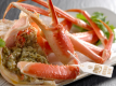 【夕食17:30】冬の味覚の王者「活け蟹」を食す♪