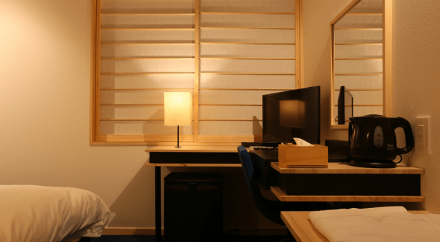 【木のホテル】ゆったりシングル （1室2名様まで) ※禁煙