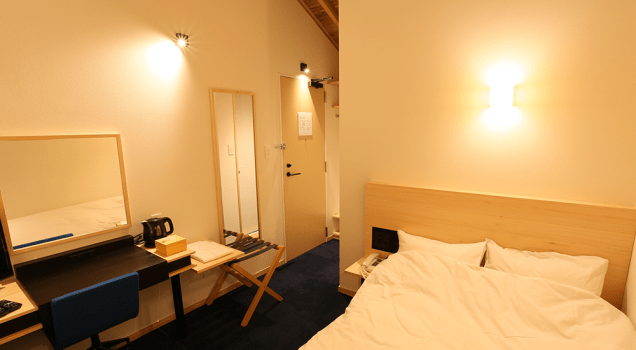 【木のホテル】ゆったりシングル （1室2名様まで) ※禁煙