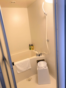 トリプル、カルテット、和室のバスルーム（バス、トイレが別）