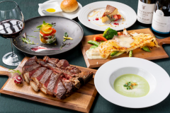 熟成肉のステーキ&軽井沢の高原野菜をふんだんに使ったコースディナー&軽井沢の老舗「浅野屋」「腸詰屋」「沢屋のジャム」の朝食付きプラン 熟成肉のステーキ&軽井沢の高原野菜をふんだんに使ったコースディナー&軽井沢の老舗「浅野屋」「腸詰屋」「沢屋のジャム」の朝食付きプラン