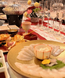 【女将おすすめ】「天然魚のお刺身」と秋野菜と海の幸会席プラン〈家族湯利用付き〉