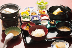 【こだわり朝食】名物だし巻き玉子＆自家製温泉どうふ