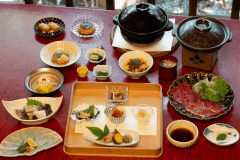 【スタンダード】夕朝食付プラン【旬の特別一品付&rdquo;四王寺会席&rdquo;】