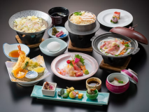 【ライト】本格的な会席料理の良いとこどり！気軽に温泉旅行を楽しんで頂きたい少量美味「おがわ膳」