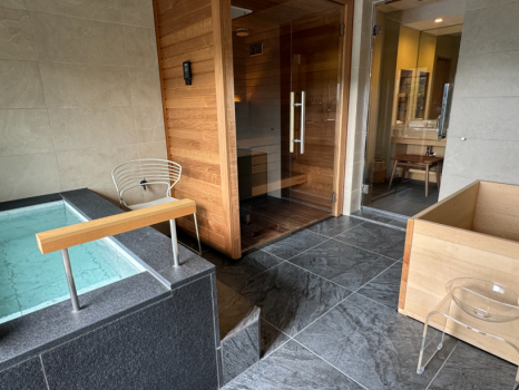 【附銀泉】套房『山法師』雙床 + 北歐桑拿（冷水浴）+ 銀泉半露天 + 露台【72平方公尺】