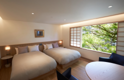 【带银泉】数寄屋套房『双叶葵』数寄屋风格和室+双床+银泉内浴【88平方米】 【带银泉】数寄屋套房『双叶葵』数寄屋风格和室+双床+银泉内浴【88平方米】