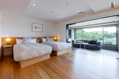 【带银泉】套房『山法师』双床 + 北欧桑拿(冷水浴)+ 银泉半露天 + 露台【72平方米】 【带银泉】套房『山法师』双床 + 北欧桑拿(冷水浴)+ 银泉半露天 + 露台【72平方米】