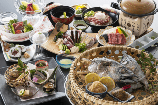 『カツオ満腹会席』