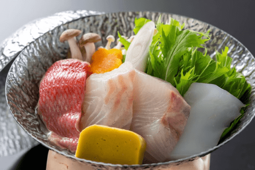 【鍋物】その日その日の新鮮な旬魚を総料理長特製の出汁で伝統野菜と味わう心も身体も温まるお鍋 【鍋物】その日その日の新鮮な旬魚を総料理長特製の出汁で伝統野菜と味わう心も身体も温まるお鍋