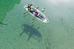 透明度抜群の仁淀ブルーで楽しむ♪クリスタルカヤック体験付き宿泊パックプラン