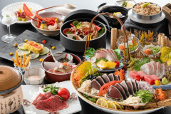 【皿鉢料理と土佐風会席イメージ】9月～11月の内容となります。