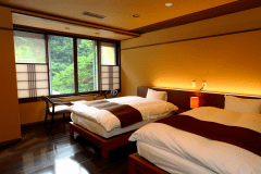 【なでしこ】嬉しいゆったりベッドルーム。