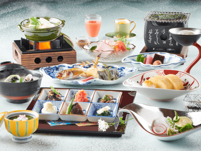 朝食イメージ。「東郷湖の鬼しじみの味噌汁」大きさ日本一と言われる希少なしじみ。濃厚な旨味が一杯のお椀に凝縮される。