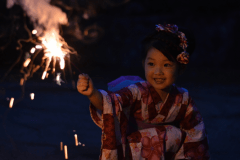お子様（1歳～小学生まで）に花火セットをプレゼント♪