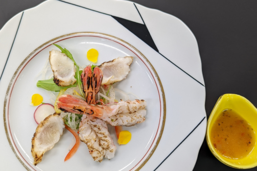 【秋】地海老のお造り４種食べ比べ♪松茸のすき焼き＆活鮑の踊り焼きも！ ＜地海老会席コース＞