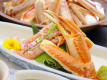 かに刺しは、サッと火を通すことで甘みが増します♪
地醤油でお召し上がり下さい。