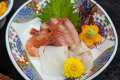 旬魚のお刺身4種(例)