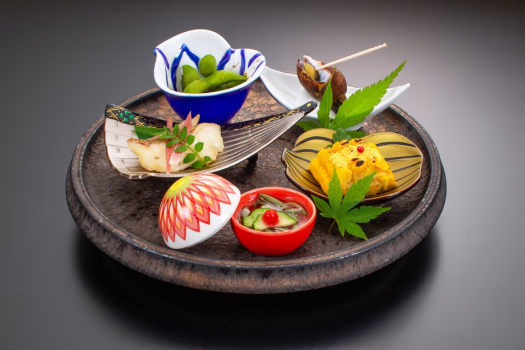 【季節の会席料理】夏の味覚前菜　5点盛り（2025年9月末迄）