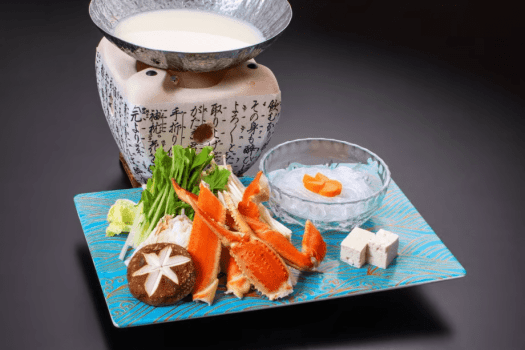 【冬の華やぎ会席】ズワイガニ　豆乳鍋