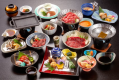 飛騨牛ステーキをメインとした会席料理にしゃぶしゃぶ付き大満足の会席料理をご用意いたします！