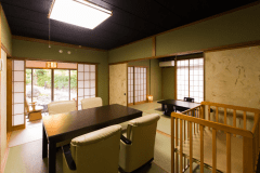 【愛犬宿泊可】　<部屋食> 温泉風呂付　和室2間客室+庭園を眺める広縁付き