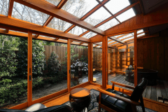 C Type－①（藍・橙）和室＋ベッドルーム＋サンルーム＋露天風呂