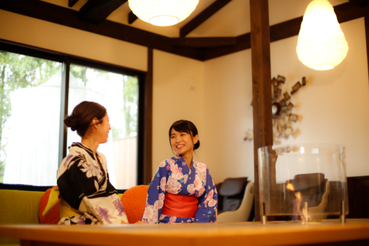 大浴場(夢乃井本館)湯上り処くつろぎイメージ　湯上りのひとときをごゆっくりお過ごしください