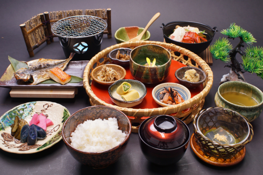 普段あまり朝食をとられない方にも、食欲の湧く内容を！
どこか懐かしい、安心できるような朝食が朝を彩ります。（写真は一例です）