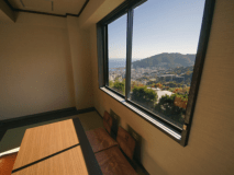 眺望和洋室：お部屋からの眺めです。（露天風呂付き客室ではありません）