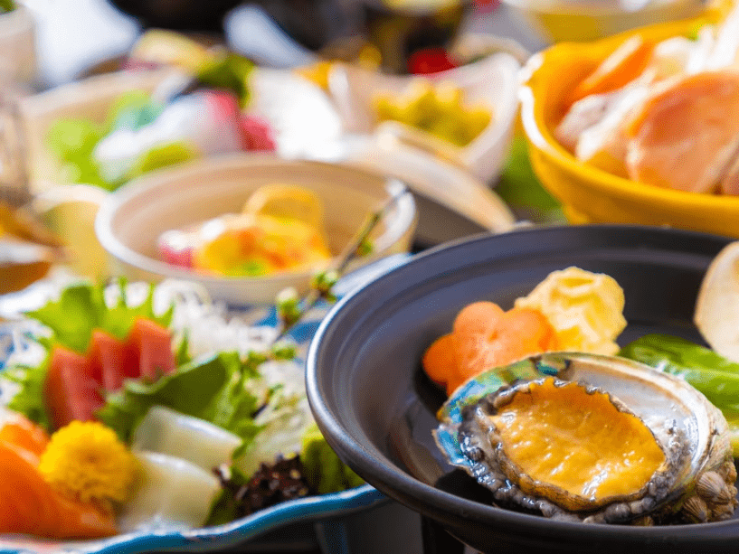 【４月限定超特価】露天風呂付客室又は半露天風呂付客室の超得ステイ＆高級食材鮑付会席