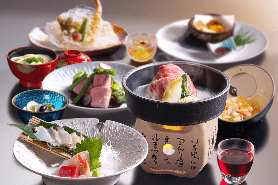 あわびと上州牛のきむら会席