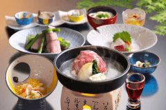 上州牛のすき焼き会席