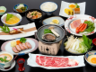 【花ごろも会席】上州牛や活鮑などが味わえるワンランク上の会席です。