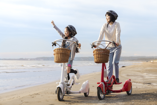 【千里浜ウォーキングバイシクル】海辺の景色を堪能！浜辺のサイクリングはいかが？
