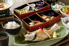 【朝食／のどぐろ塩焼付】日本海を代表する“白身の王様”を丸々一匹♪とびきり贅沢な「能登の朝ごはん」