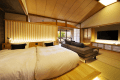 2023年改装【客室露天風呂付‐はなれ】過ごしやすいローベッドの和洋室