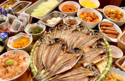 和洋の軽食ビュッフェの朝食 和洋の軽食ビュッフェの朝食