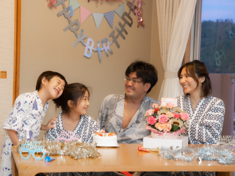 お部屋で誕生日パーティーも！