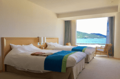 【オーシャンリゾートホテル&スパ うみんぴあ】客室：プレミアムツイン