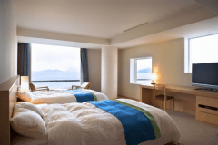 【オーシャンリゾートホテル&スパ うみんぴあ】客室：プレミアムツイン