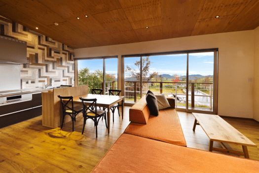 【スタンダード】＜客室＞総面積748㎡、客室温泉風呂（銀の湯）＋プライベートプール