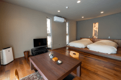 露天風呂付き離れ2階棟1階部屋