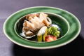 鮑やわらか煮 和風バーニャカウダ(無幻懐石・風花懐石)