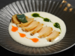 夕食 メイン（R4/9/11～）：鮑の冷製和風ビシソワーズ仕立て