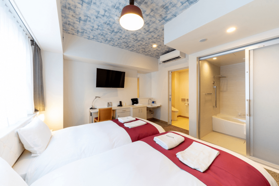 ホテルロッソ軽井沢 ユニバーサル バリアフリー ルーム ツイン 禁煙 21 2平米 プランを選ぶ