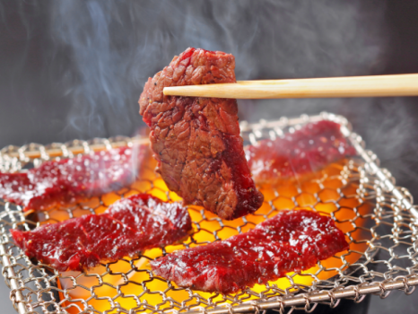 旨味がぎゅっ！くじらの焼肉