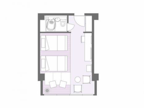【Main Building】 Superior Twin Room(Non-smoking) 21.56 m&sup2; ~ 26.04 m&sup2;