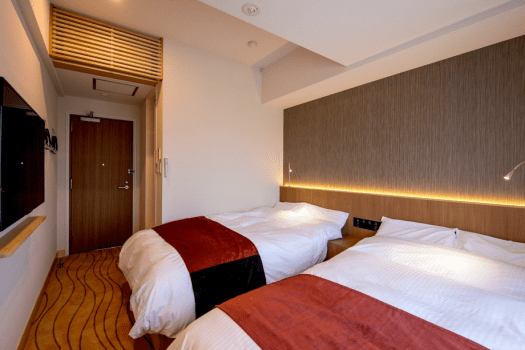 【Annex】 Compact twin room"Lots of Stairs" (non smoking) 14.25 ~ 15.08 m²